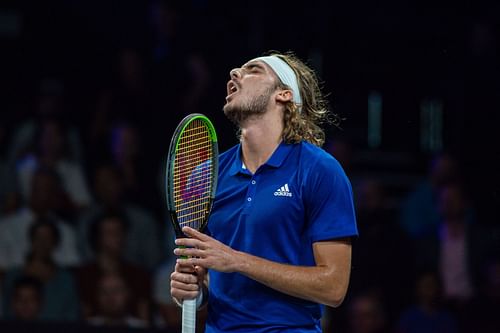 Stefanos Tsitsipas at the Laver Cup 2019 - Source: Getty