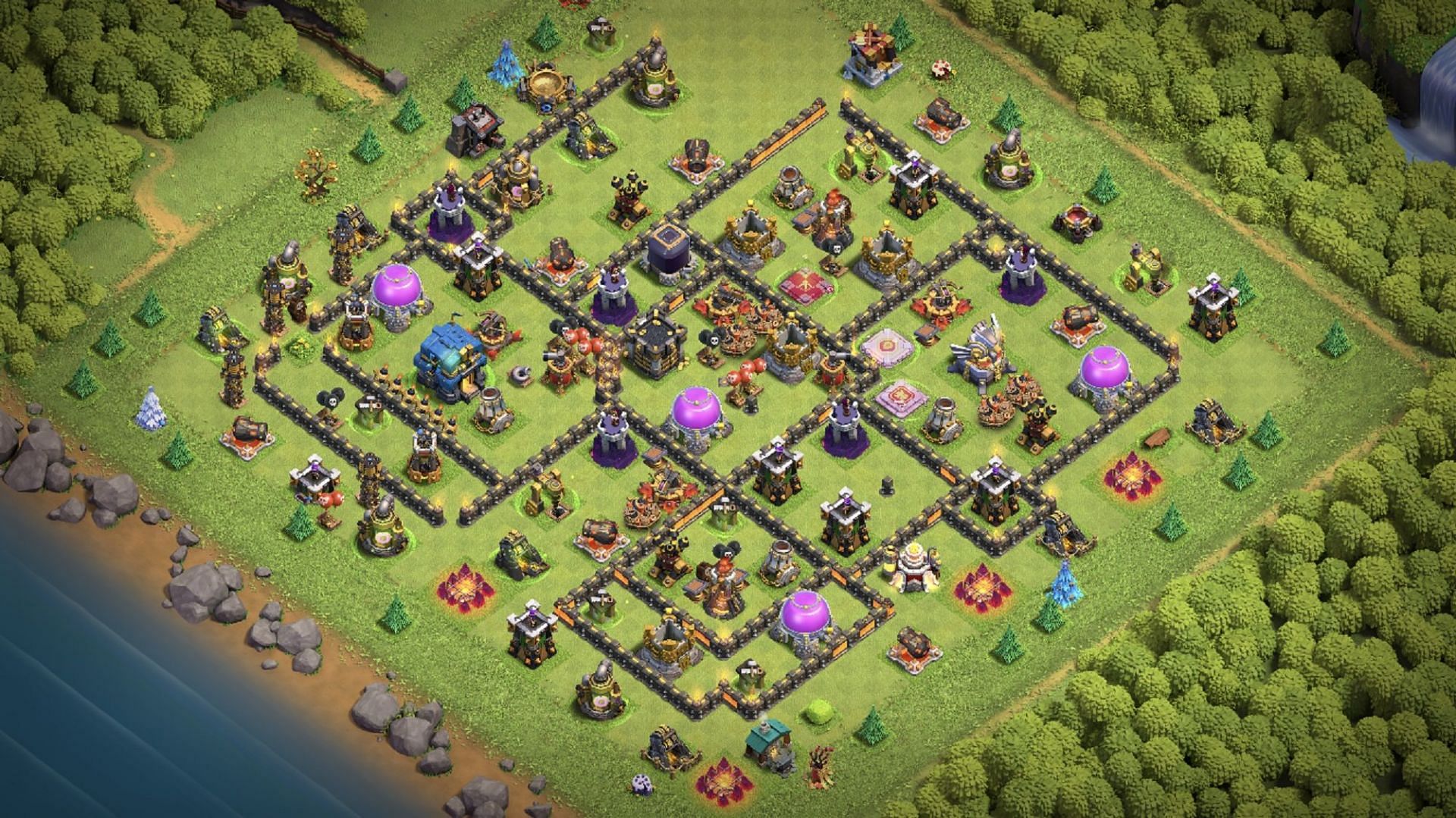 Anti 3-Stars &amp; Anti-Everything base (Image via Supercell)