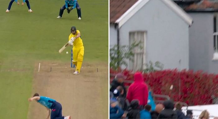 [Watch] Matthew Short hits a massive six out of ground in ENG vs AUS ODI series decider