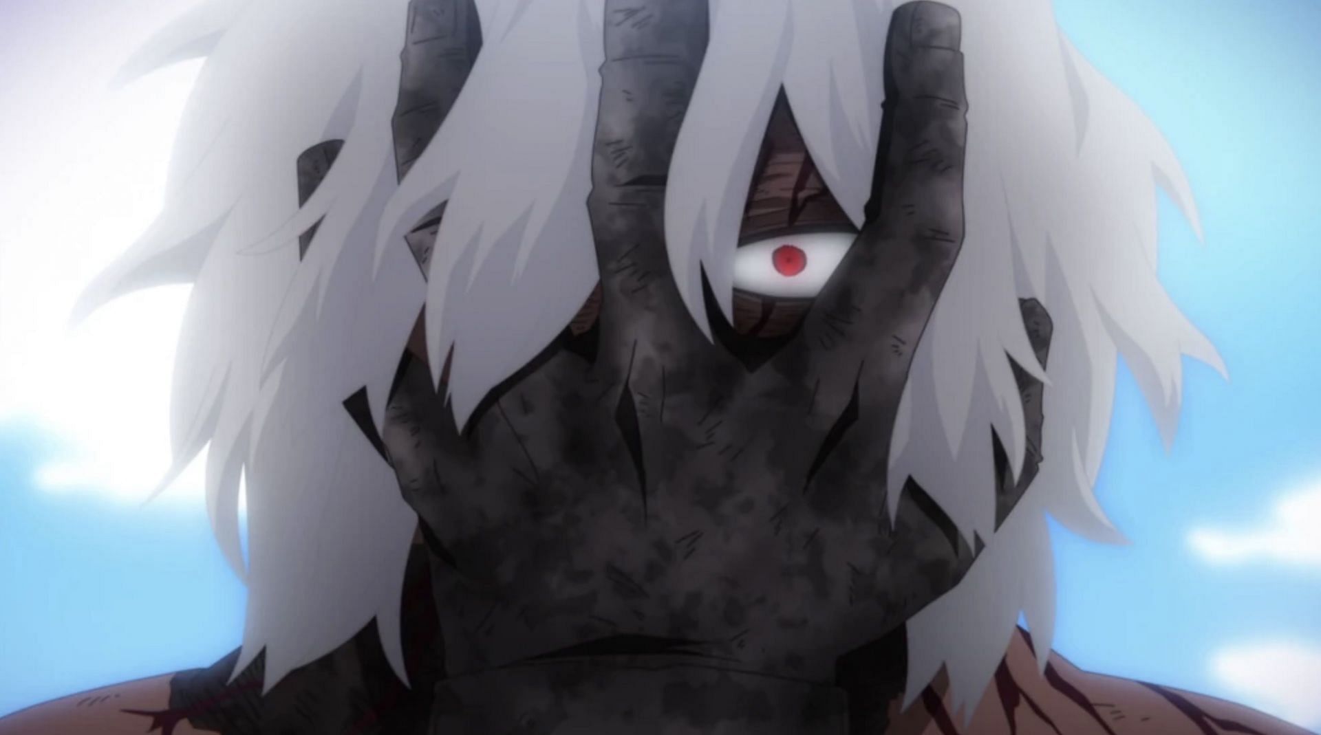 Tomura Shigaraki as seen in anime (Image via Studio Bones)