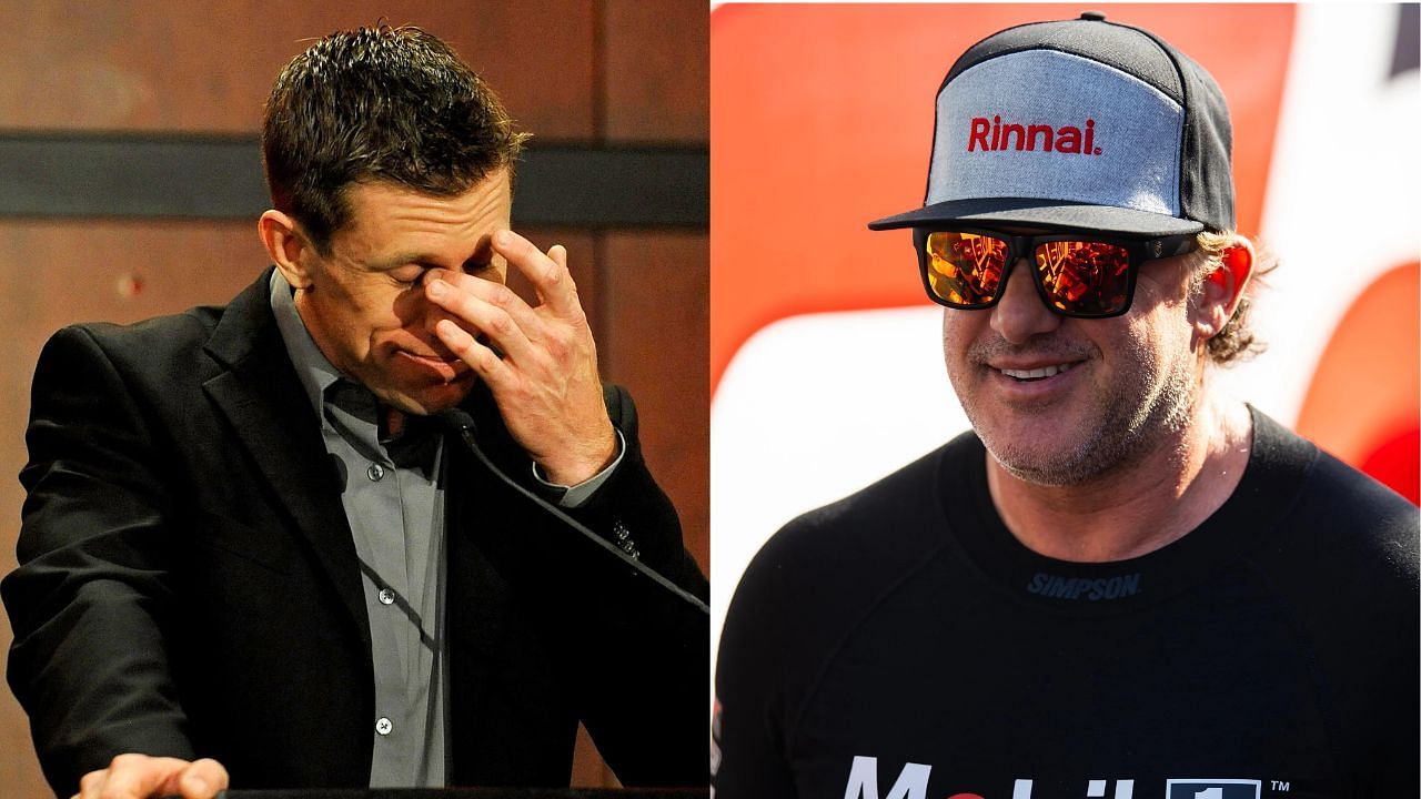 Tony Stewart and Carl Edwards