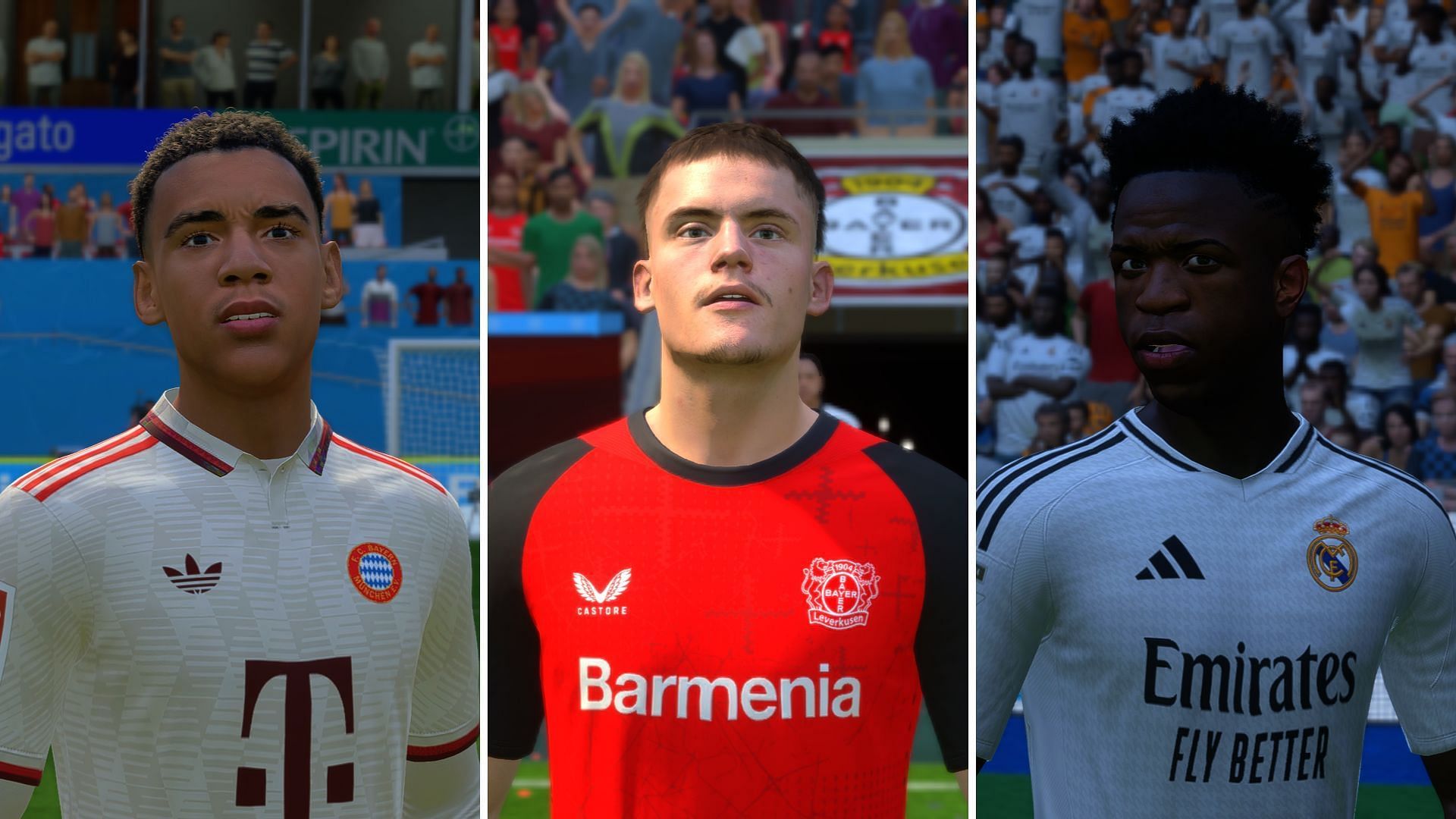 Musiala, Wirtz, and Vinicius are one of the inspiring talents of current football (Image via EA Sports)