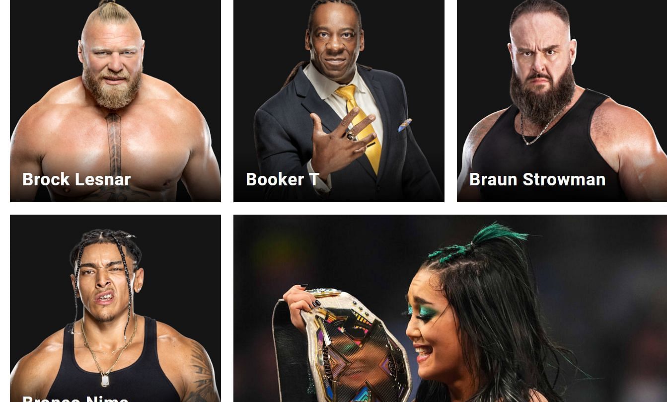 All five members are missing (image via WWE.com)