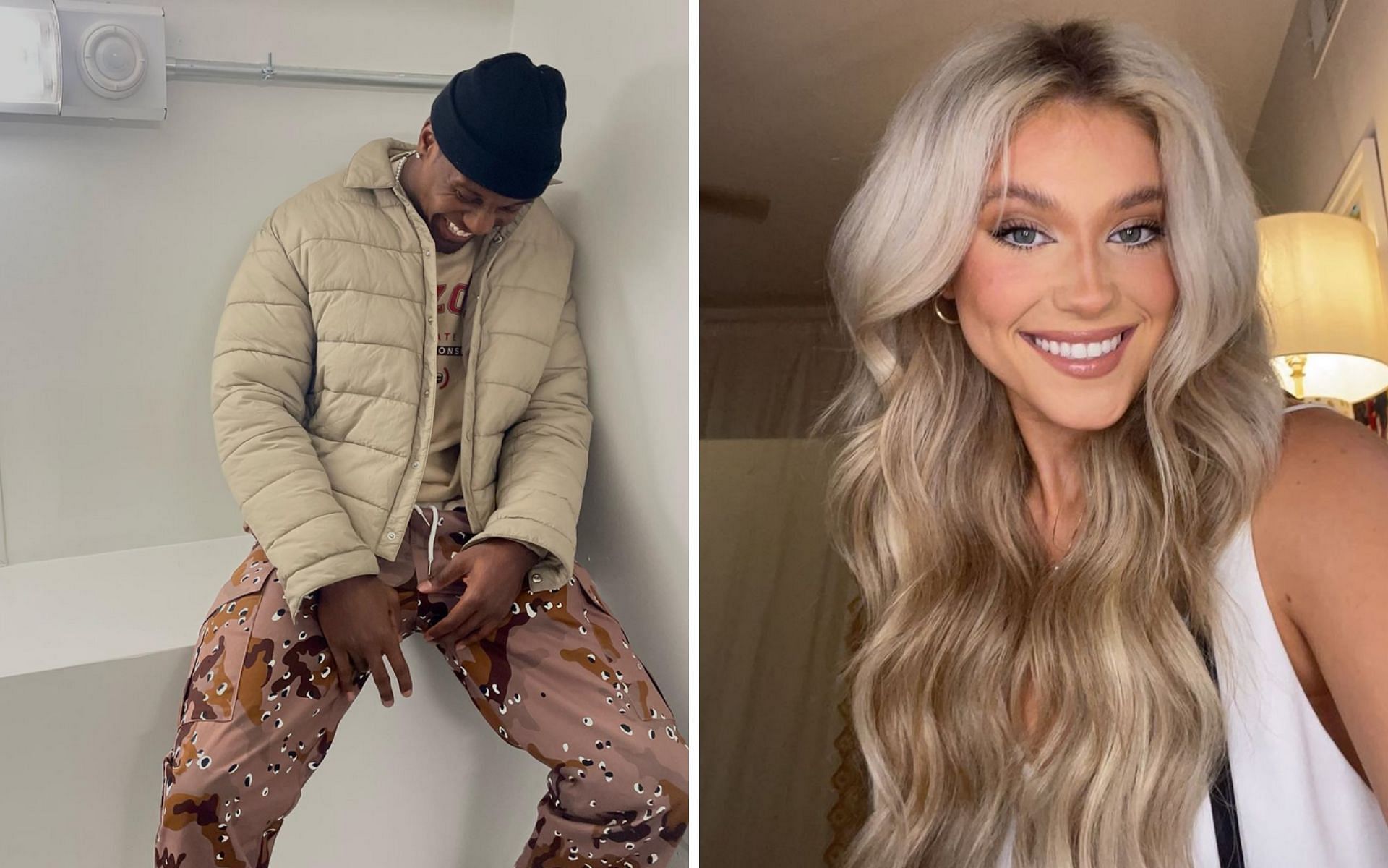 Cam and Makensy of Big Brother 26 (Image via Instagram/@makensyjomanbeck/@_itsjust_camm)