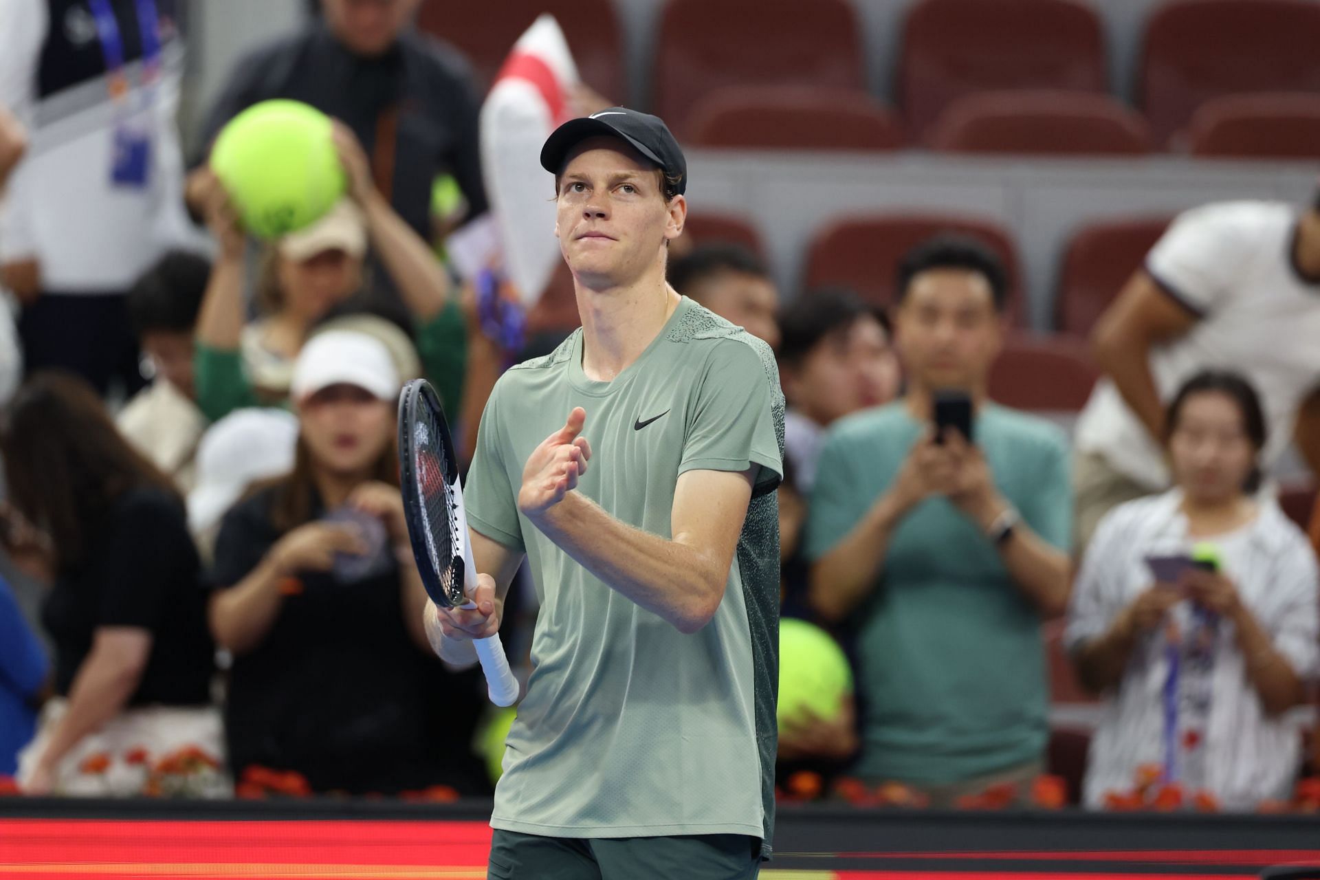 Jannik Sinner pictured at 2024 China Open (Source: Getty)