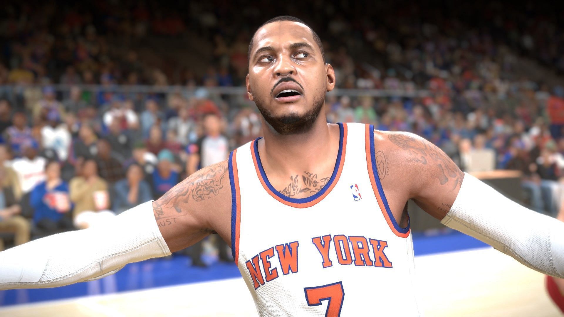 Here&#039;s a look at Carmelo Anthony in NBA 2K25 (Image via Visual Concepts)