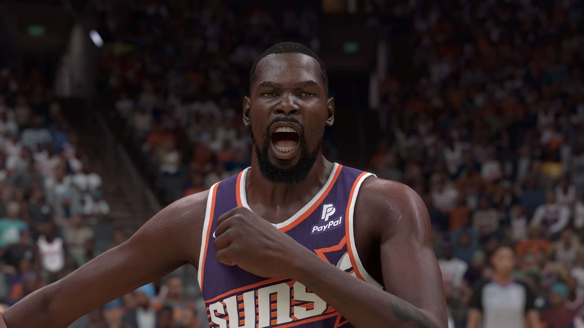 Kevin Durant as seen in the game (Image via Visual Concepts)