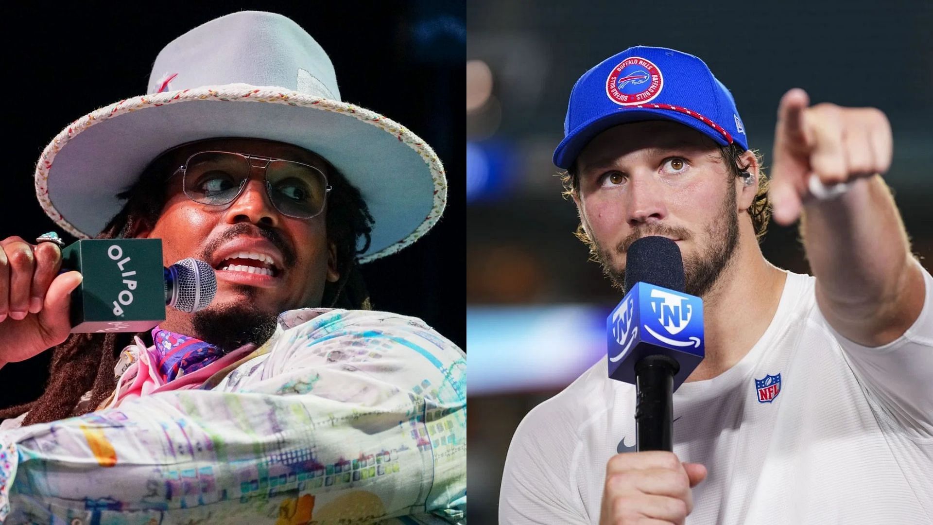 Cam Newton has a very hot take on Josh Allen 2024