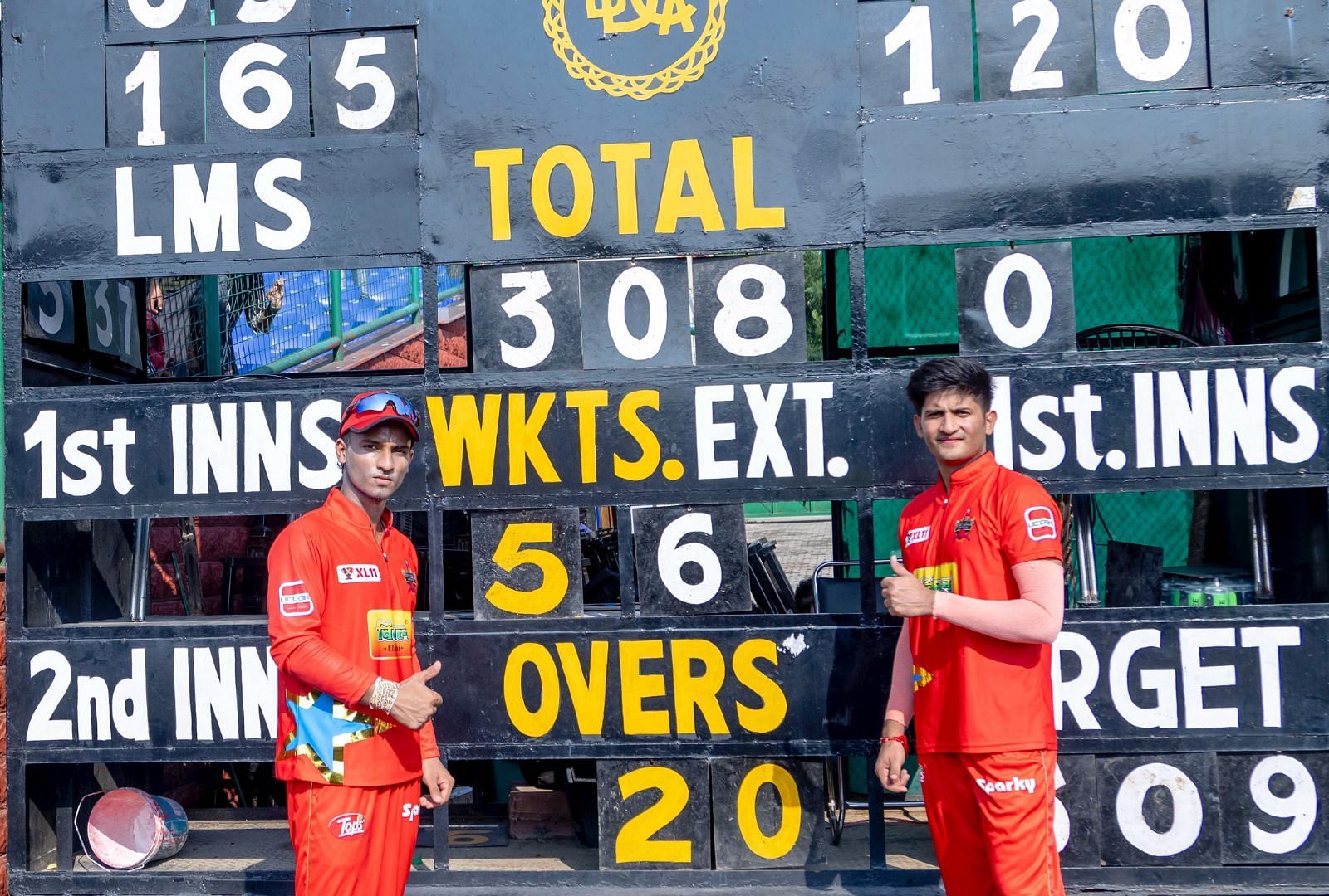 Ayush Badoni (L) and Priyansh Arya. (PC: Delhi Premier League)