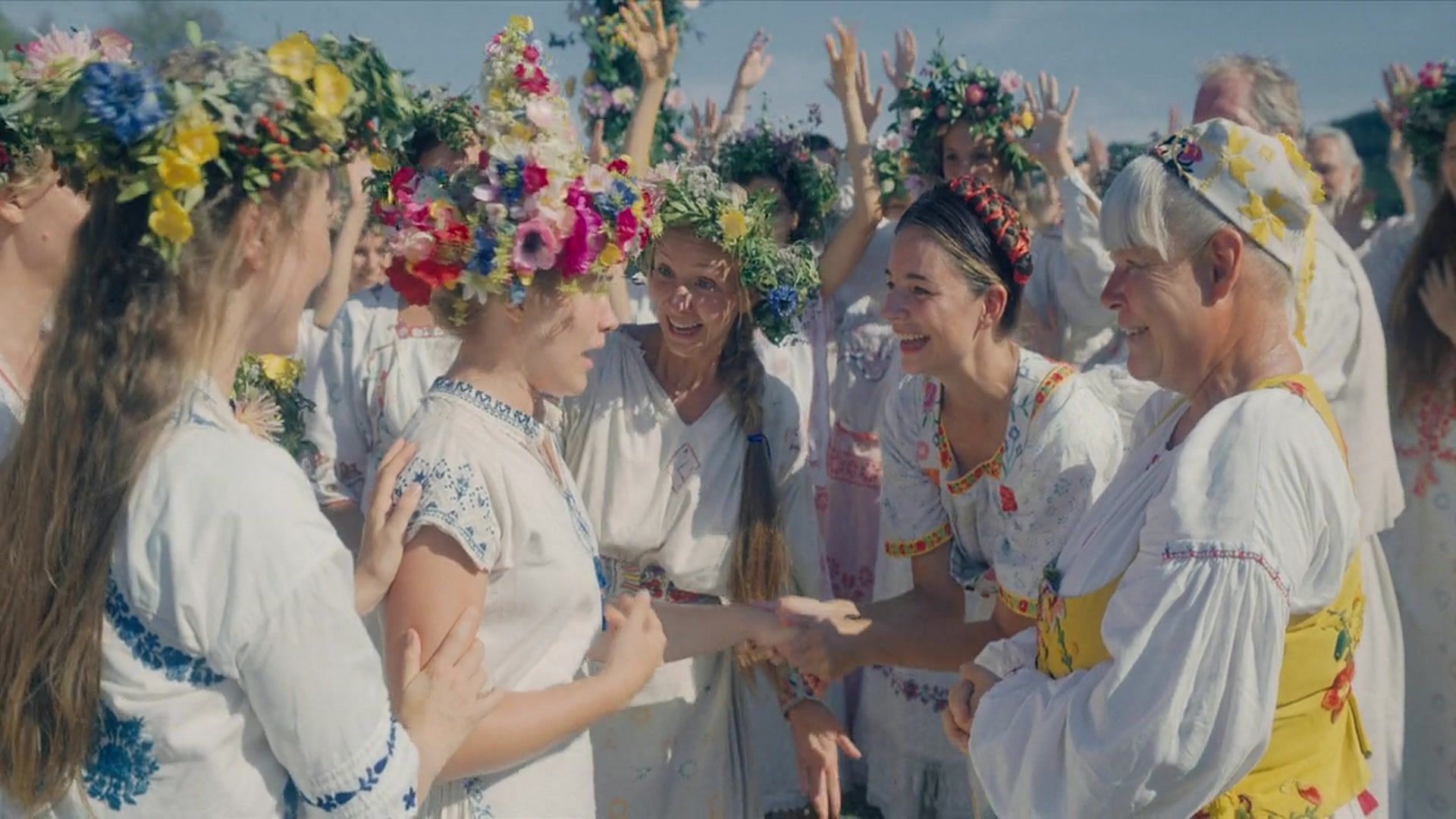 Florence Pugh in a still from Midsommar (Image via Prime Video)