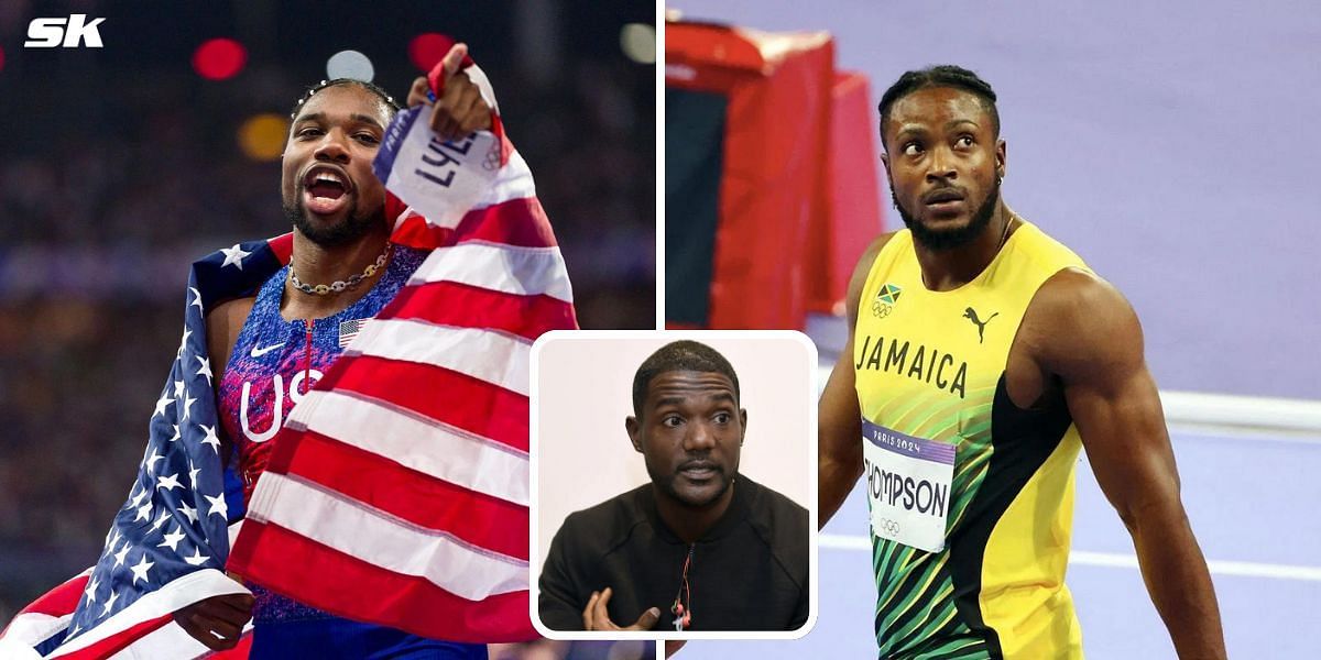 Justin Gatlin hails Noah Lyles as the clutch performer due to his win against favored Kishane Thompson in 100m in Olympics. PHOTO: All from Getty Images