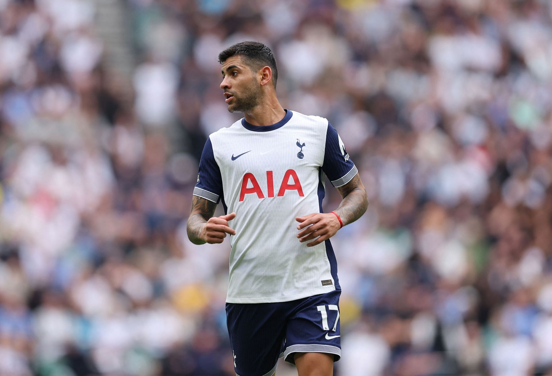 Romero plays for Tottenham Hotspur in the Premier League (Image via Getty)