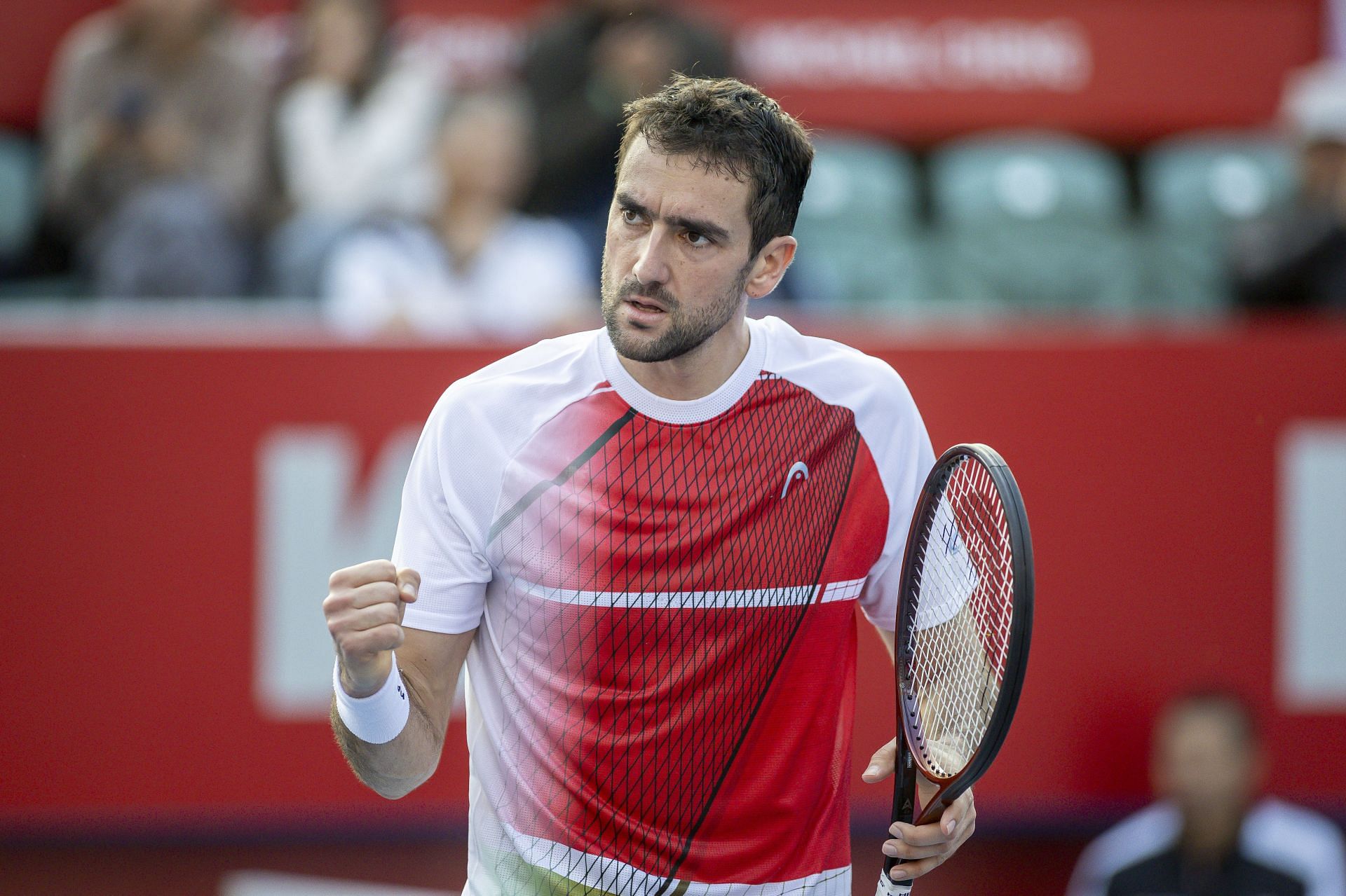 Marin Cilic in action at the Hong Kong Open (Picture: Getty)