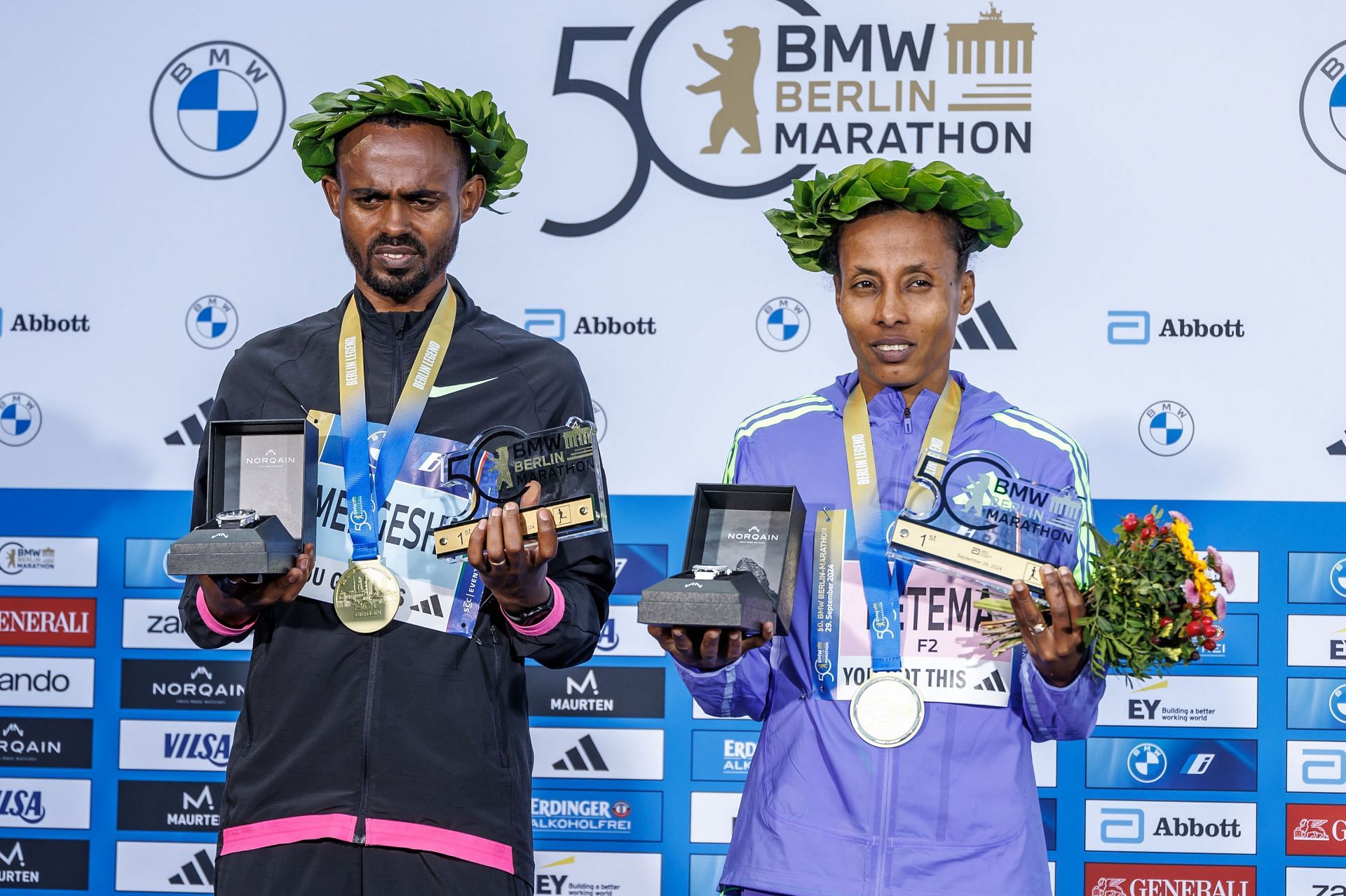 Berlin Marathon 2024 Final Results Milkesa Mengesha beats the men's