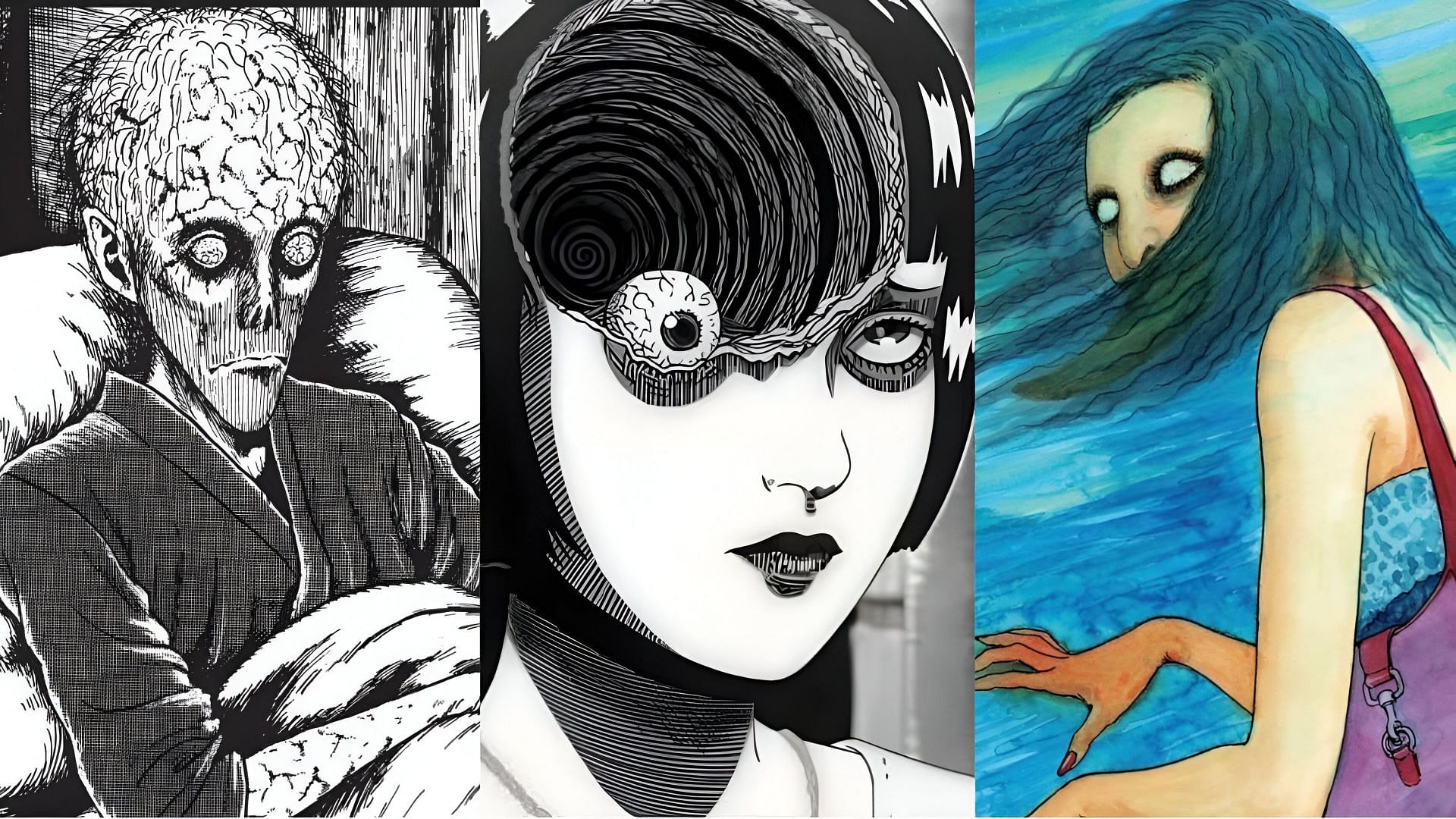 10 Junji Ito manga you should read before Uzumaki Anime premieres, ranked (Image via VIZ Media &amp; Studio Drive)