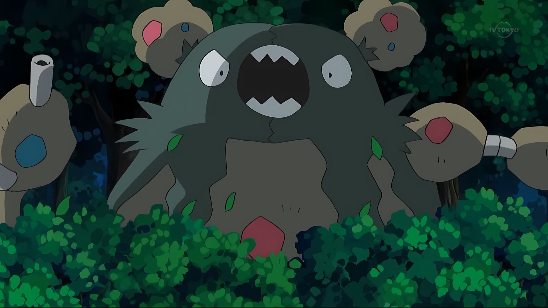 A picture of Garbodor from the anime (Image via TPC)