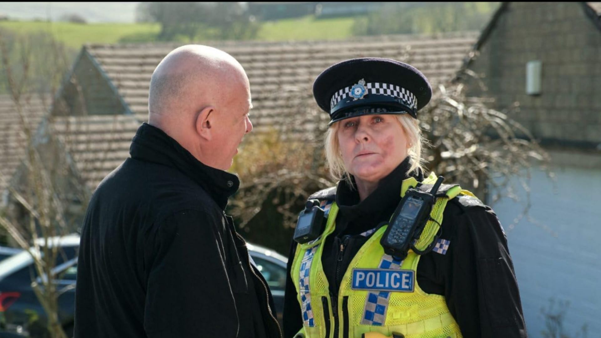 Vincent Franklin and Sarah Lancashire in Happy Valley (image via Red Production Company)