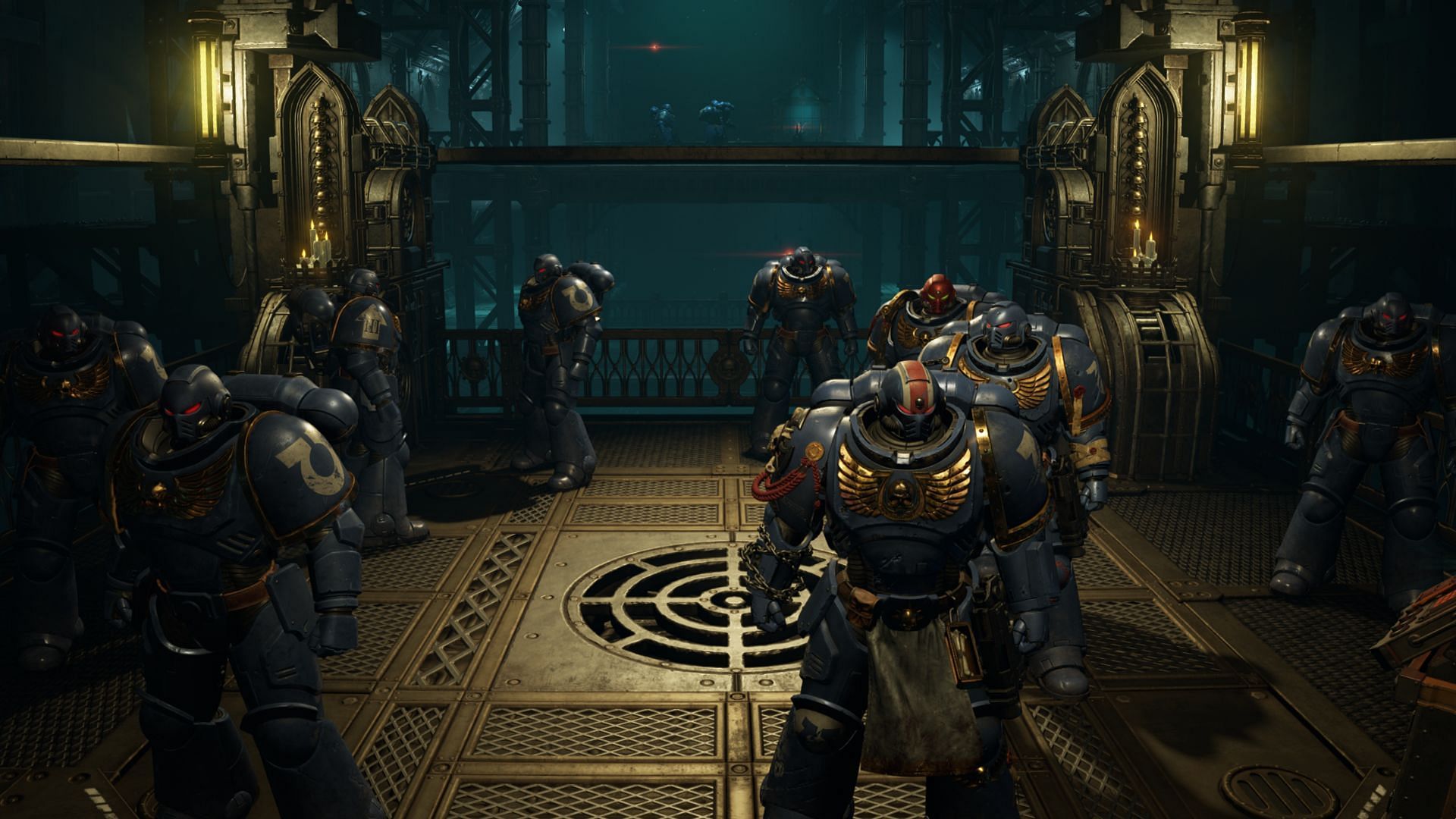 Brothers, assemble, the Warhammer 40k Space Marine 2 downtime today begins at 5 AM ET (Image via Focus Entertainment)