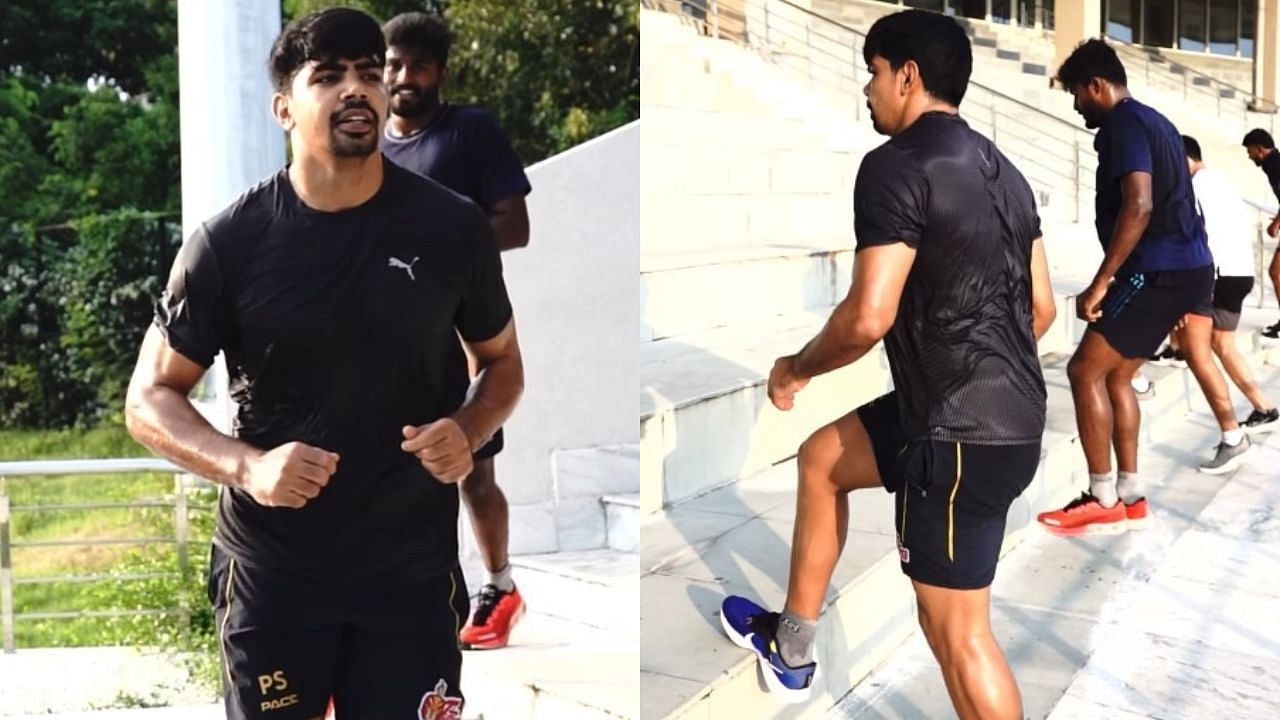 telugu titans allrounder pawan sehrawat starts practice ahead of Pro kabaddi league 11th season pkl