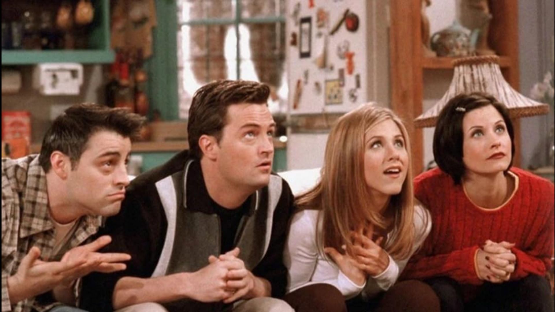 Still from Friends (Image via Bright/Kauffman/Crane Productions, Warner Bros. Television)