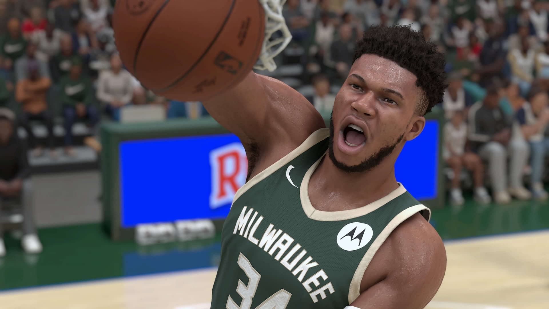 Giannis Antetokounmpo as seen in the game (Image via Visual Concepts)