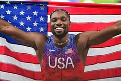 Noah Lyles receives a resolution from the State of Virginia as he is welcomed with a 'grand victory parade' in his hometown after the Paris Olympics