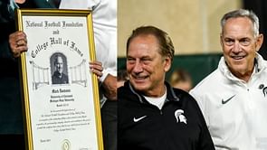 "Just two Hall of Famers!": MSU's Tom Izzo and former football HC Mark Dantonio snapped in heartfelt moment