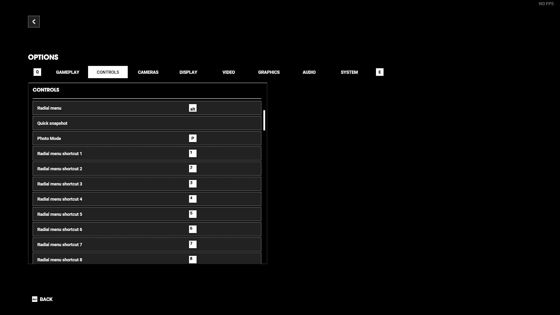 The Controls menu in Test Drive Unlimited Solar Crown (Image via Nacon)