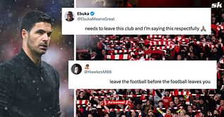 “Leave the football before the football leaves you”; “Needs to be sold” - Fans blast 23-year-old Arsenal star for poor display in Atalanta draw
