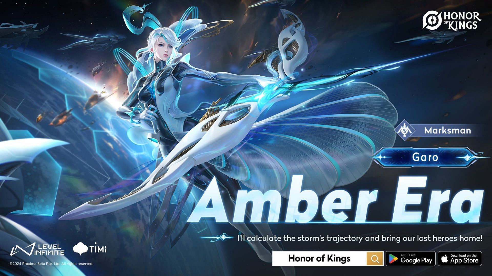 Garo Amber Era skin has arrived in the game (Image via Level Infinite)