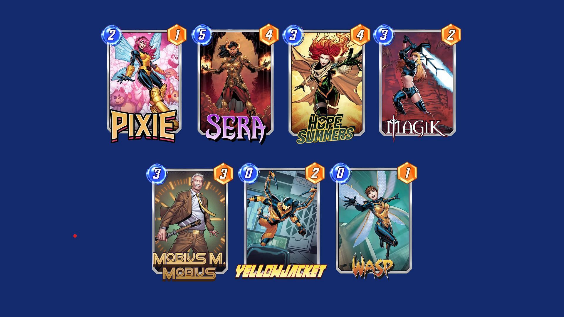 The Pixie Control Deck in Marvel Snap (Image via Nuverse)