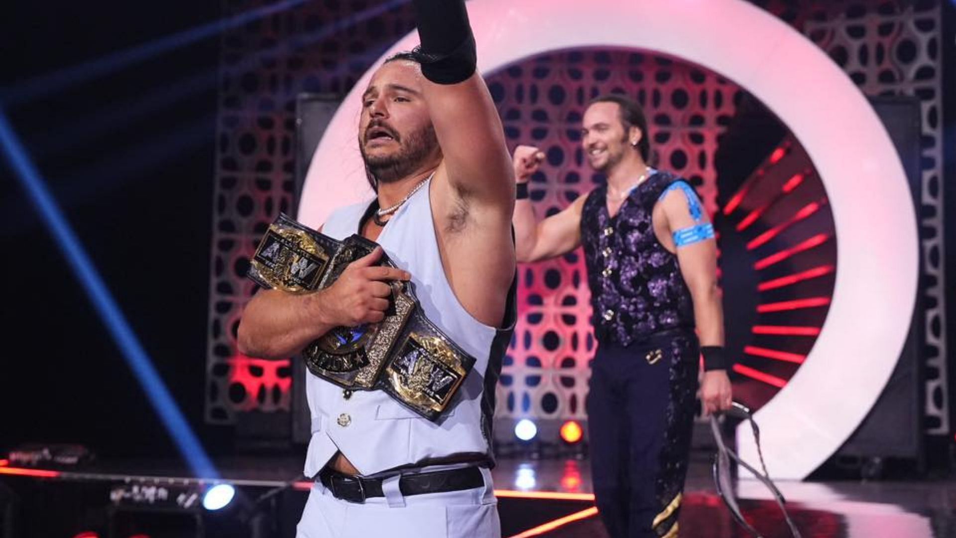 The Young Bucks are the current AEW World Tag Team Champions [Photo courtesy of AEW