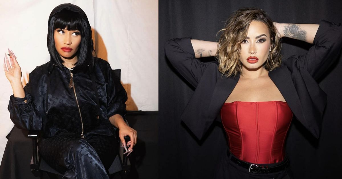 Nicki Minaj - left, Demi Lovato - right (Images via Instagram/@nickiminaj @ddlovato)