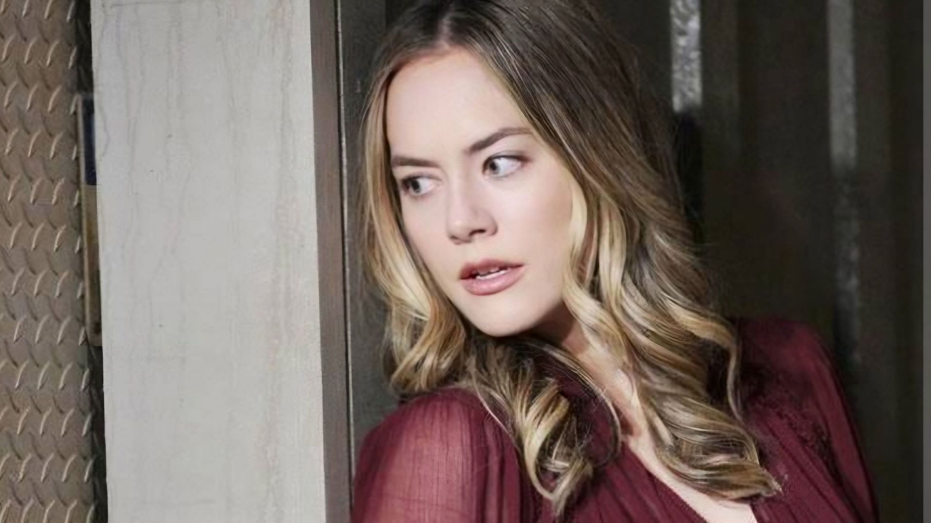 Annika Noelle as Hope Logan in a still from The Bold and the Beautiful