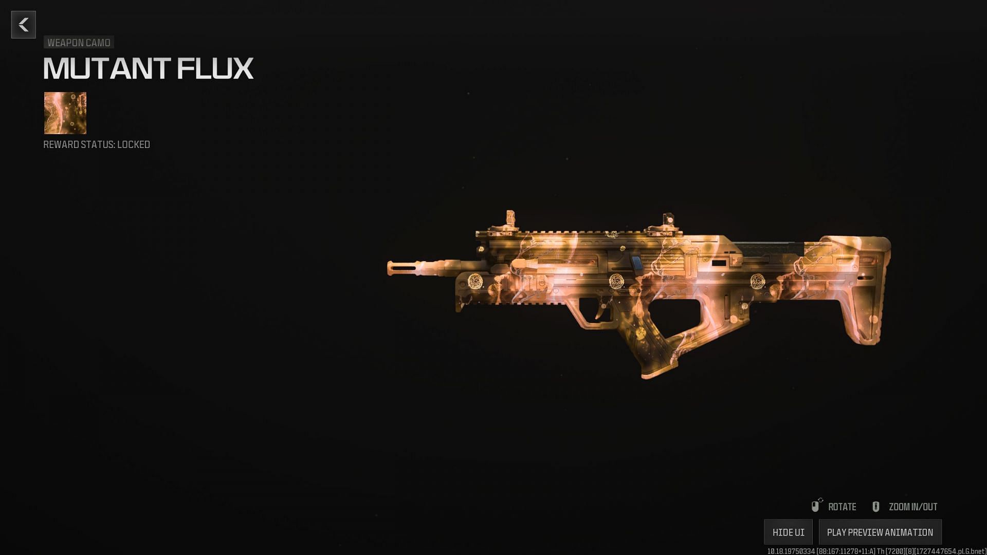 The Mutant Flux weapon camo (Image via Activision)