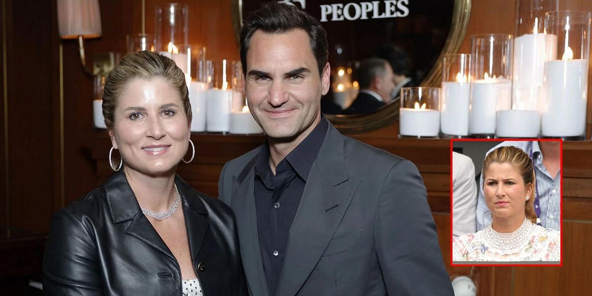 Roger Federer with his wife Mirka (Images: All via Getty)