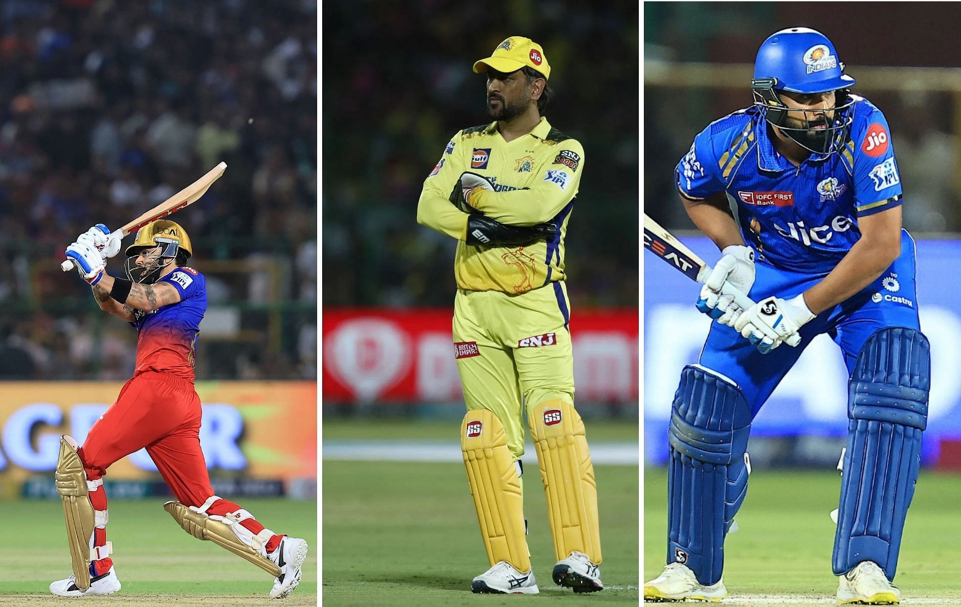 The trio hold several key IPL records in batting and captaincy [Credit: Getty]