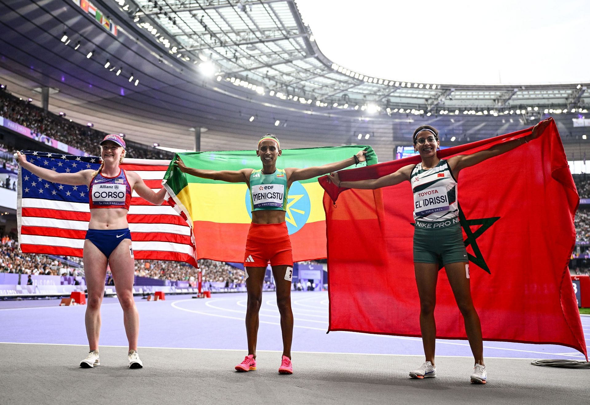 Liza Corso at the Paris 2024 Paralympic Games - Day 3 - Para Athletics - Source: Getty