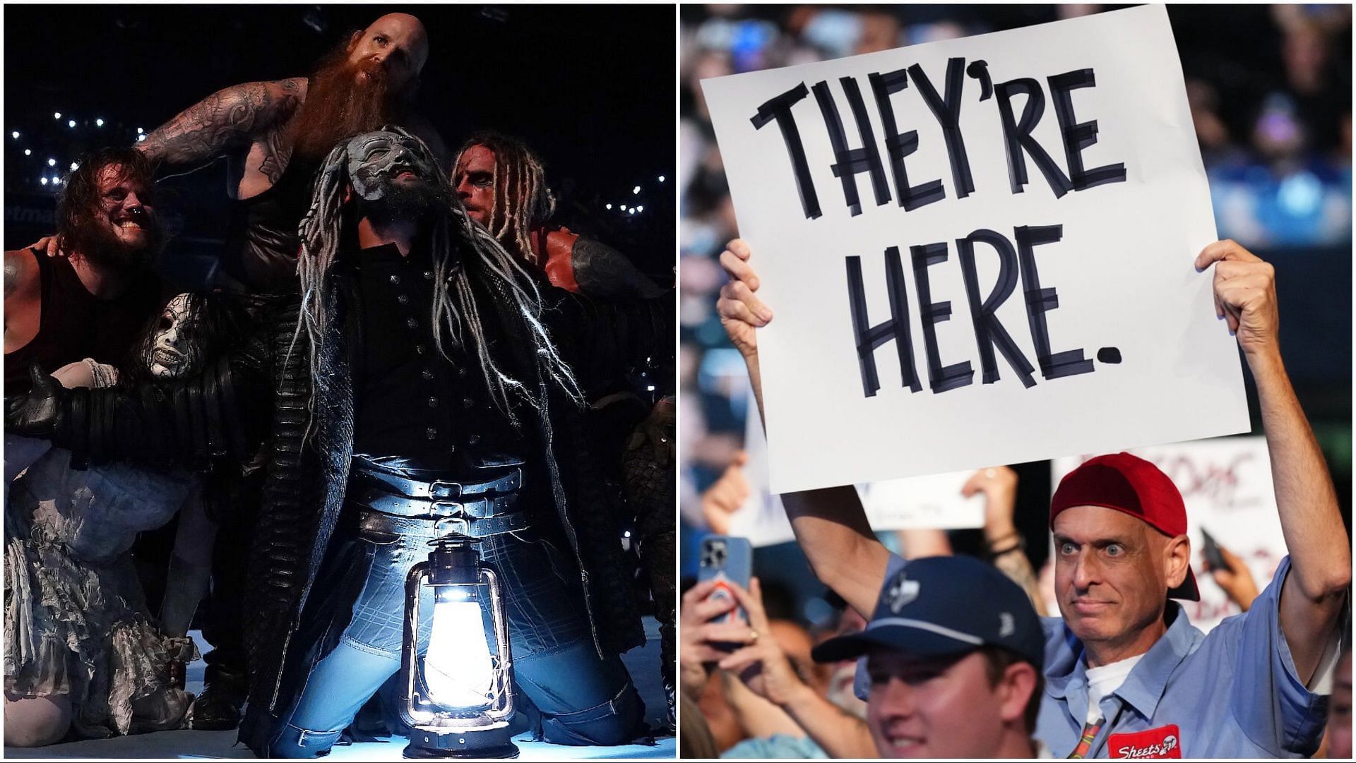 The Wyatt Sicks on WWE RAW, WWE Sign Guy on RAW