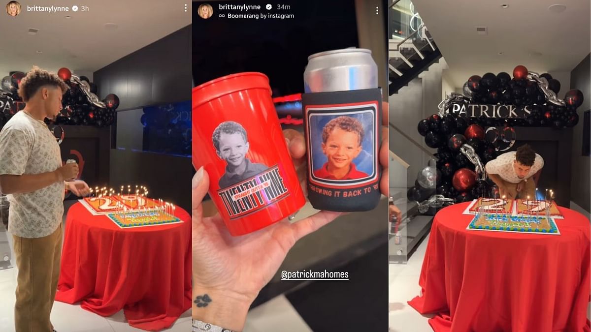 IN PHOTOS: Inside Patrick Mahomes' grandiose 29th birthday celebrations ...