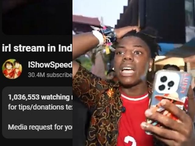 IShowSpeed breaks his personal viewership record during Indonesia IRL stream (Image via YouTube/IShowSpeed)