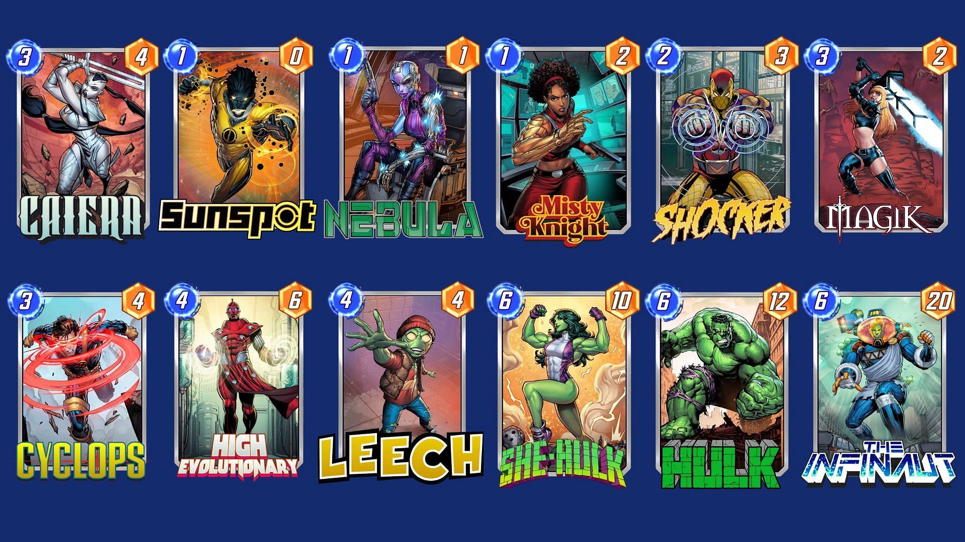 The New Era Evo Deck in Marvel Snap (Image via Nuverse)