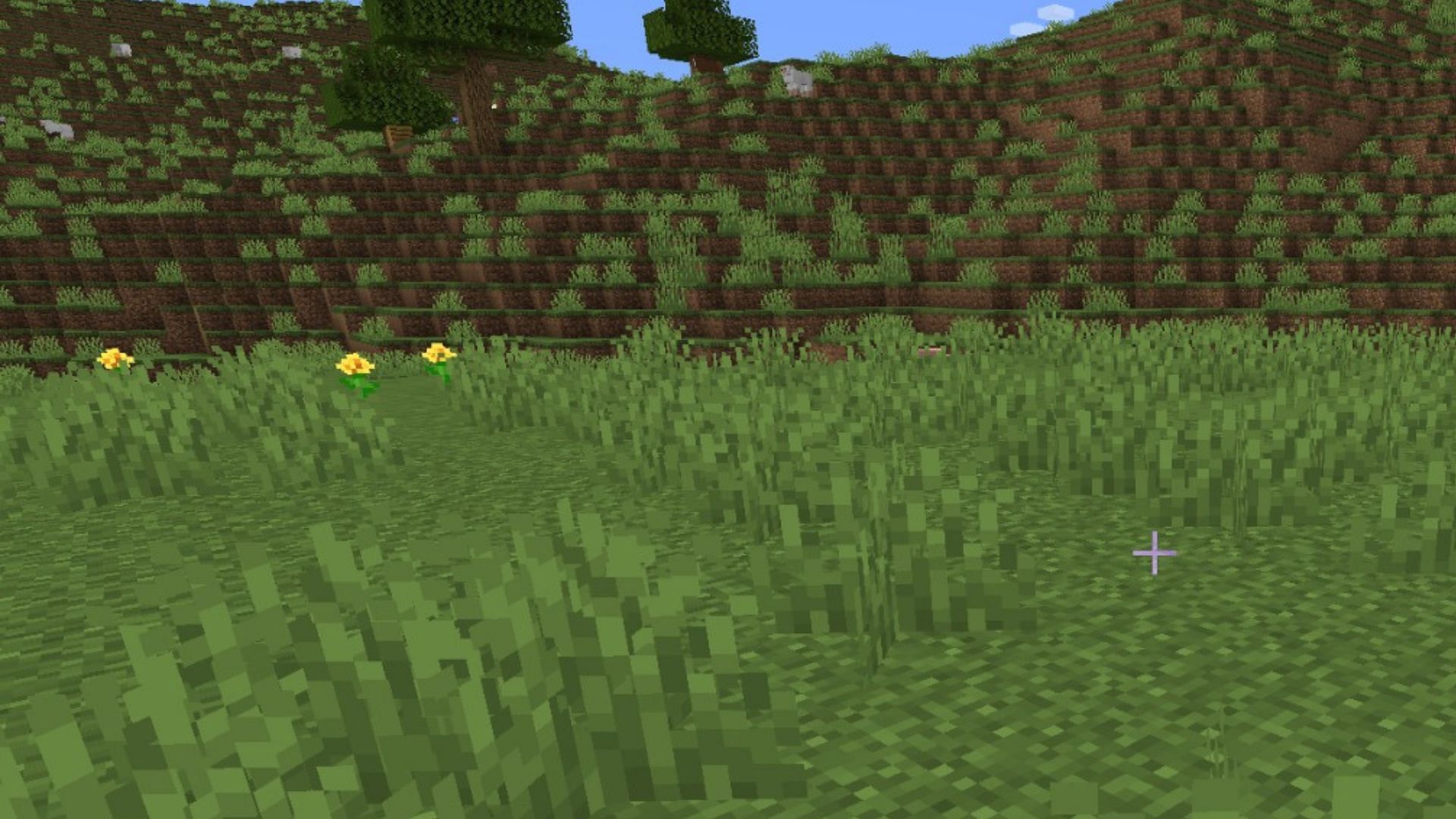 Dyes can be obtained from flowers (Image via Mojang Studios)