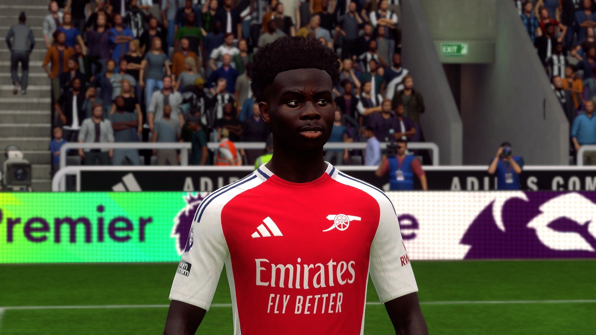 Bukayo Saka as seen in EA FC 25 (Image via EA Sports)