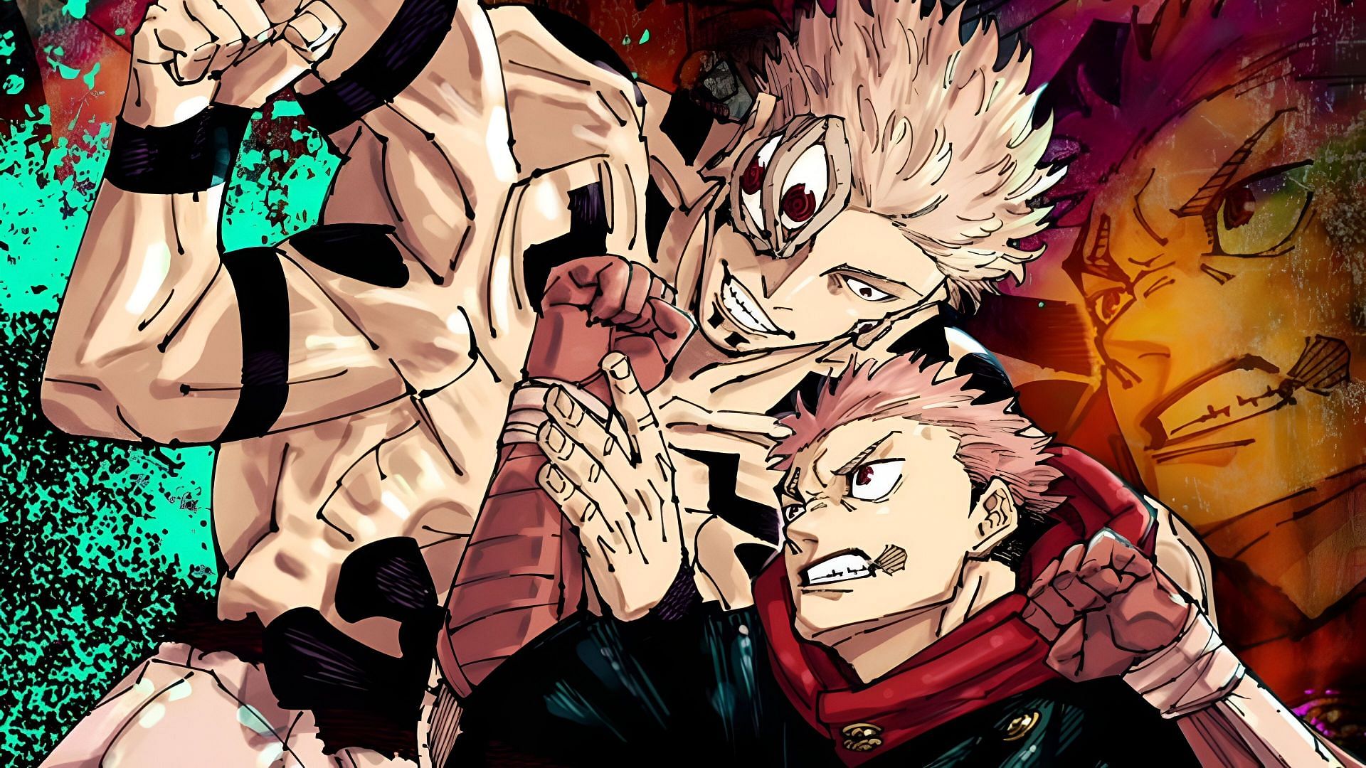 Sukuna and Yuji as seen in Jujutsu Kaisen (Image via Shueisha)