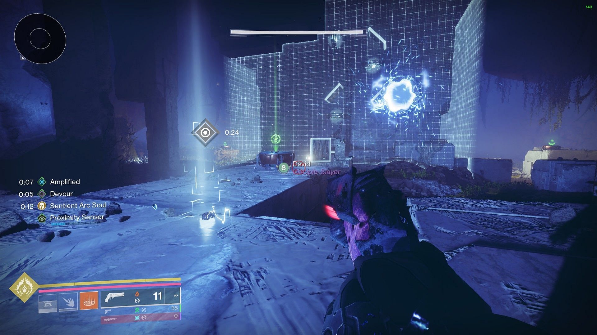 Arc charge on the floor (Image via Bungie)