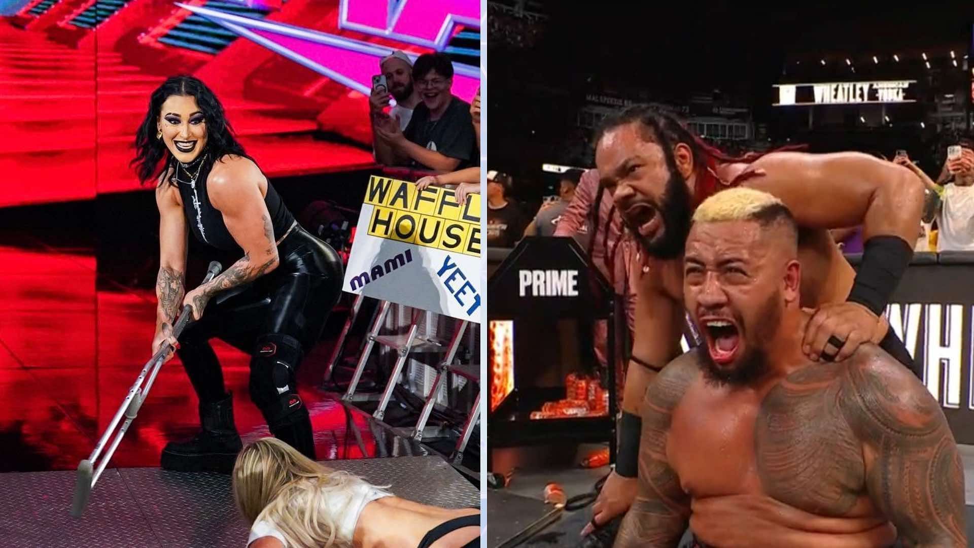 WWE Monday Night RAW is arguably better than SmackDown [Credit: WWE.com &amp; Rhea Ripley on X]