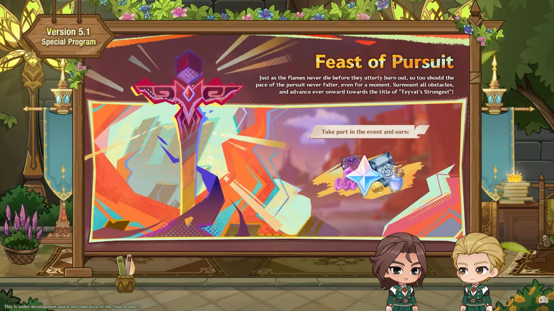 Feast of Pursuit event in Genshin Impact 5.1 (Image via HoYoverse)