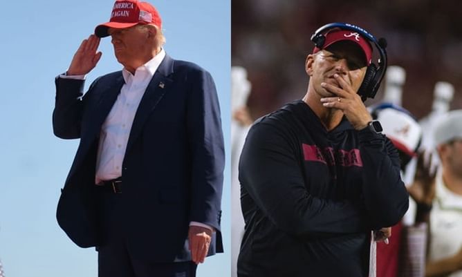“It is kinda cool”: Kalen DeBoer expresses excitement as former president Trump gears up to attend Alabama-Georgia matchup