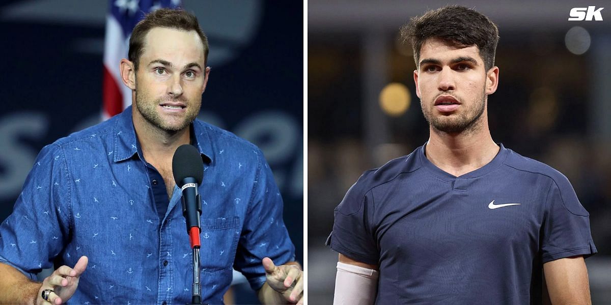 Andy Roddick (L) and Carlos Alcaraz (R) (Image Source: Getty)